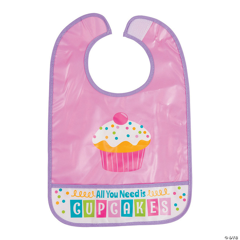 Cupcake Sprinkles Baby Bib Image
