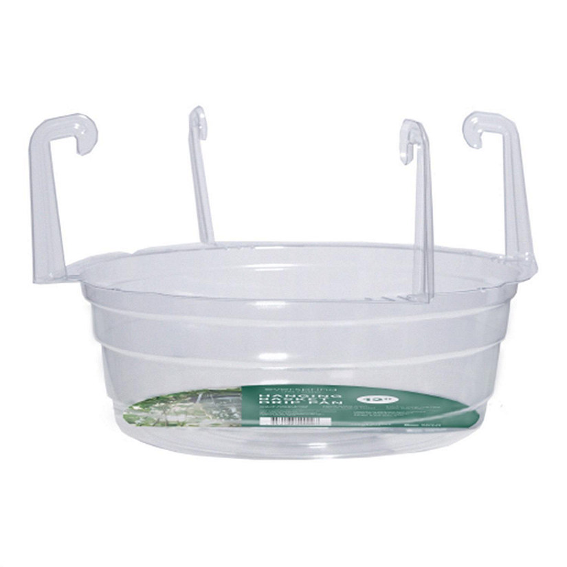 Curtis Wagner Hanging Basket Drip Pan, Clear, 12 HB1200 Qty 1