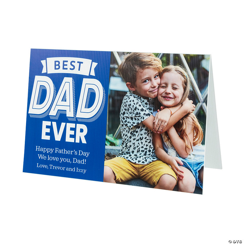 Custom Photo Giant Father&#8217;s Day Card Image