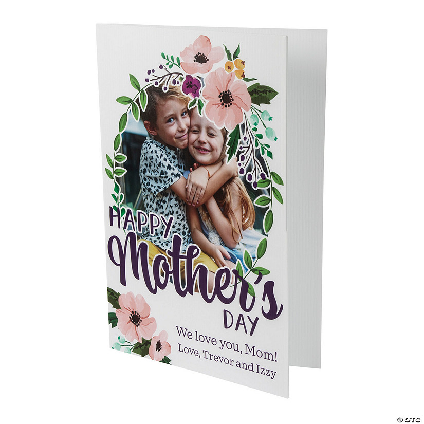 Custom Photo Giant Mother&#8217;s Day Card Image