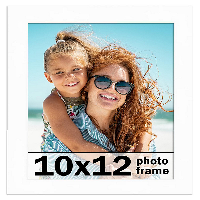 10x12 Frame White Solid Wood Picture Frame