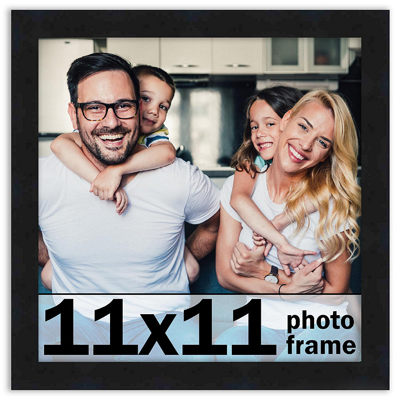 11x11 Frame Black Picture Frame Modern Photo Frame Includes UV Acrylic