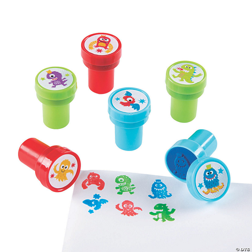 Cute Monster Stampers - 24 Pc. Image