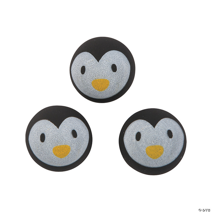 Cute Penguin Bouncy Balls Oriental Trading