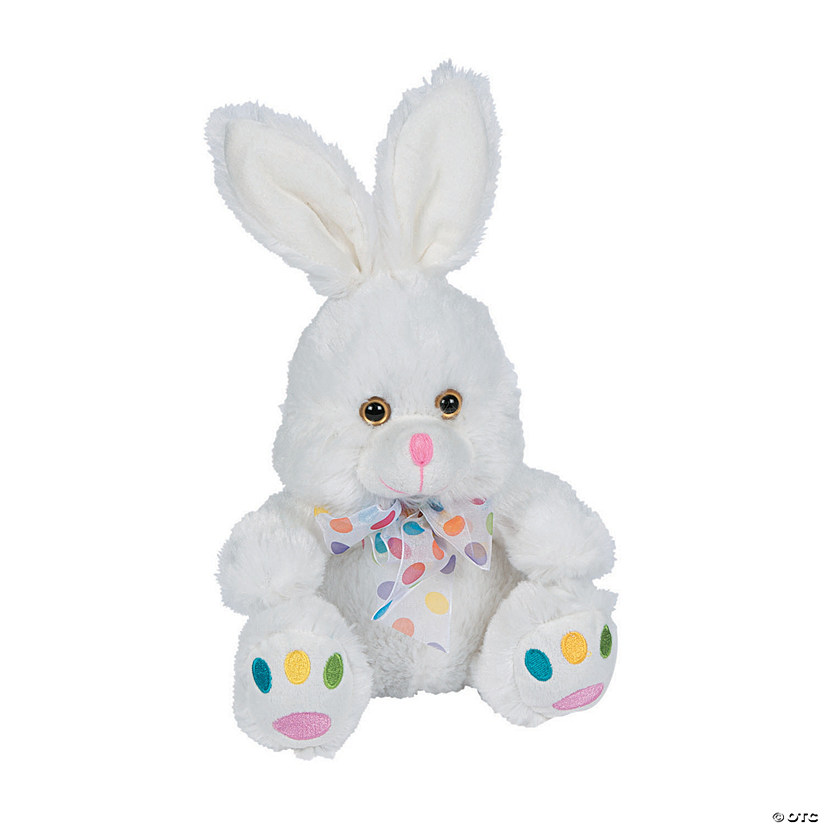 white bunny stuffed toy