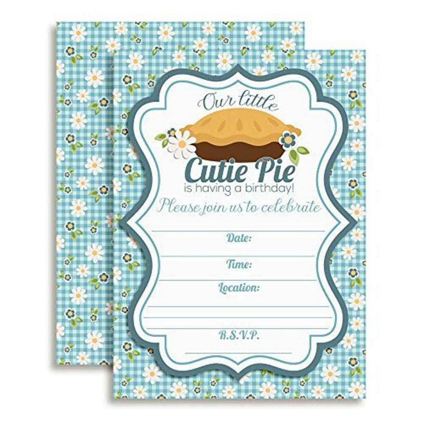 Cutie Pie Invitations 40pc. by AmandaCreation Image