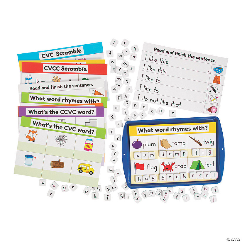 CVC, CVCC & CCVC Words Magnetic Activity Set &#8211; 154 Pc. Image