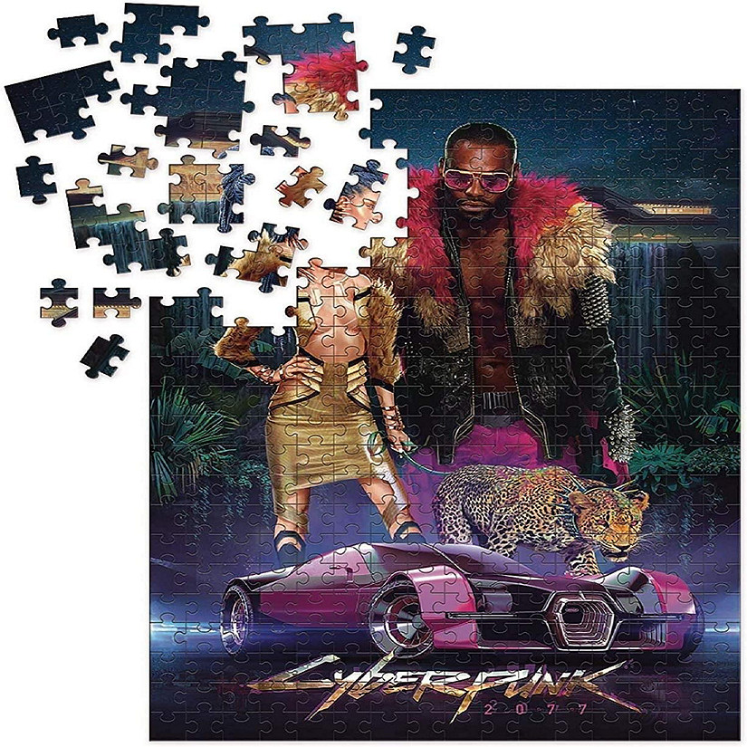 Cyberpunk 2077 Neokitsch 1000 Piece Jigsaw Puzzle Image