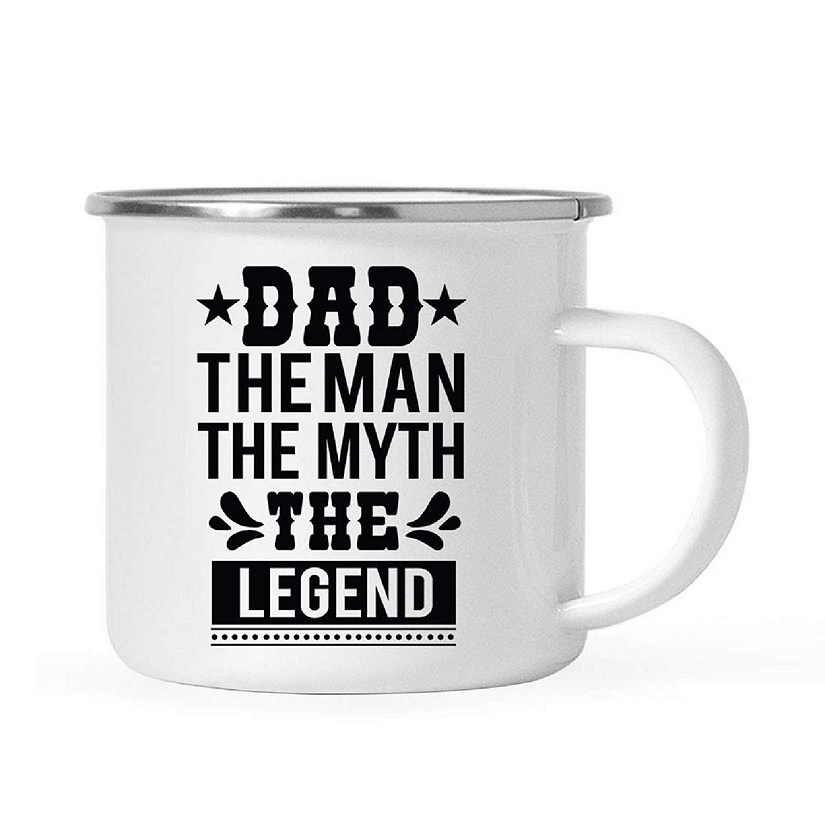 Dad Man Myth Legend 11oz Campfire Mug Image