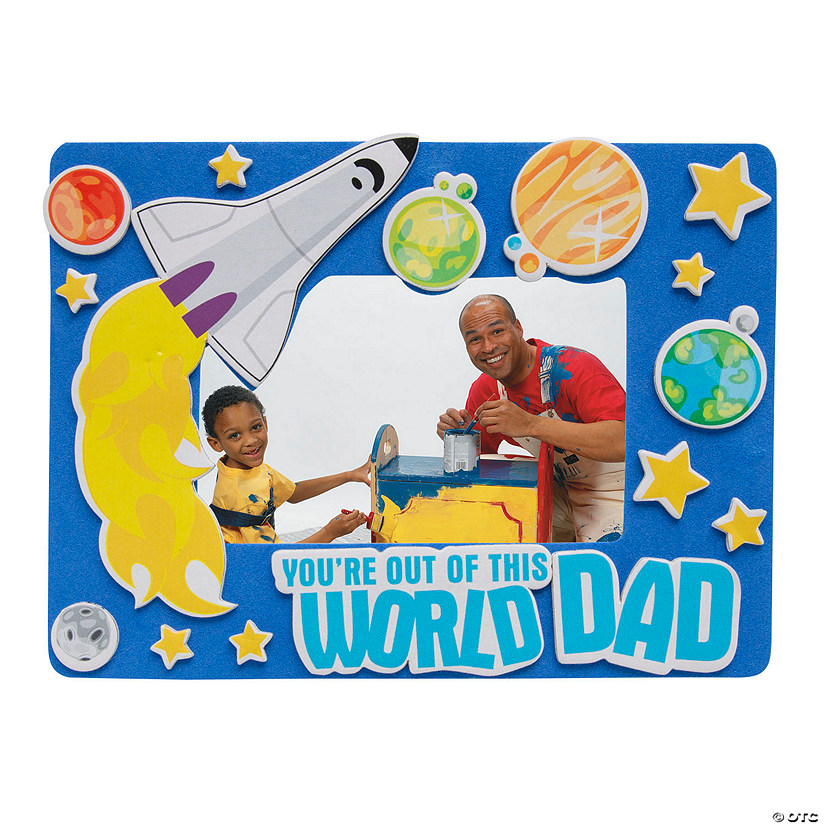 Dad Picture Frame Magnet Craft Kit | Oriental Trading