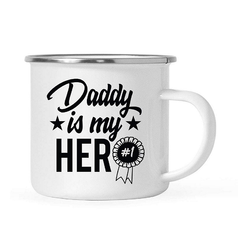 Daddy Is My Hero 11oz Campfire Mug Image
