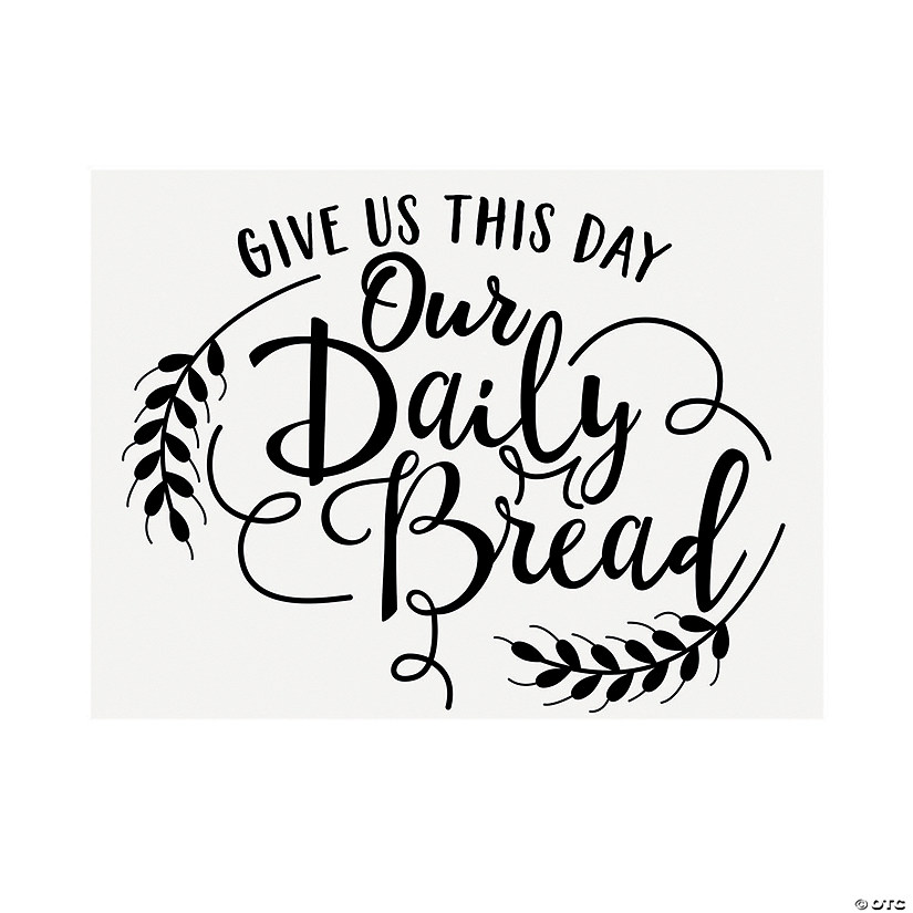 Daily Bread Wall Cling Image