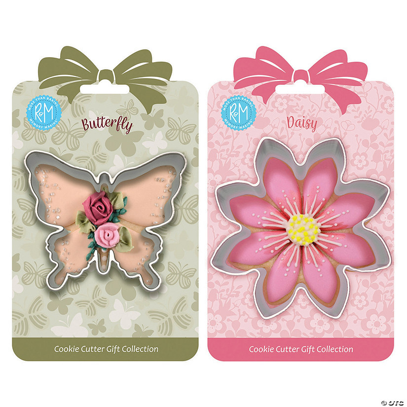 Daisy and Butterfly 2 Piece Cookie Cutter Set Image