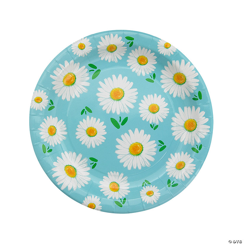 Daisy Paper Dinner Plates - 8 Ct. Image