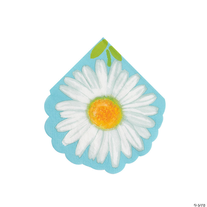 Daisy Party Beverage Napkins - 16 Pc. Image