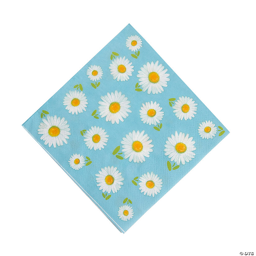 Daisy Party Luncheon Napkins - 16 Pc. Image