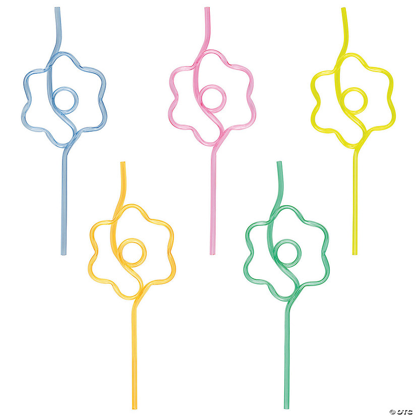 Daisy Silly Straws - 5 Pc. Image