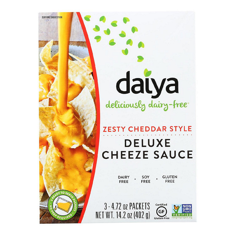 Daiya Deluxe Cheeze Sauce, Zesty Cheddar Style - Case of 8 - 14.2 OZ Image