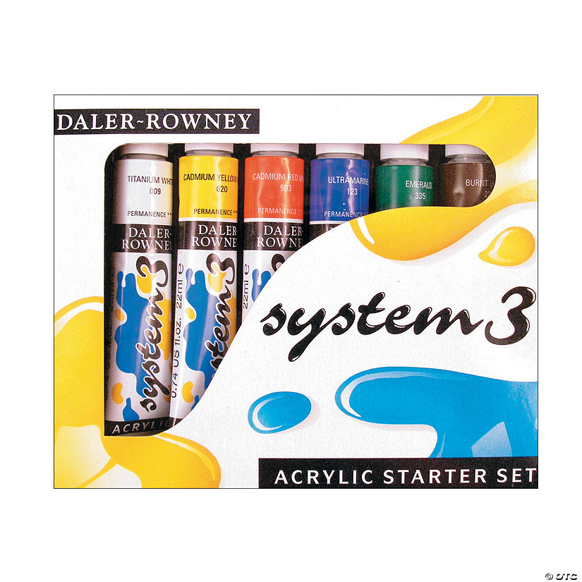 DalerRowney System 3 Acrylic Paint Sets