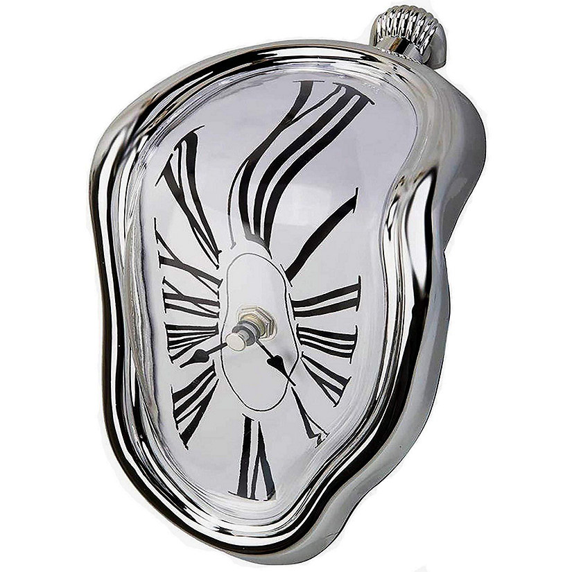 Dali Melting Tabletop Clock with Roman Numeral Display Image