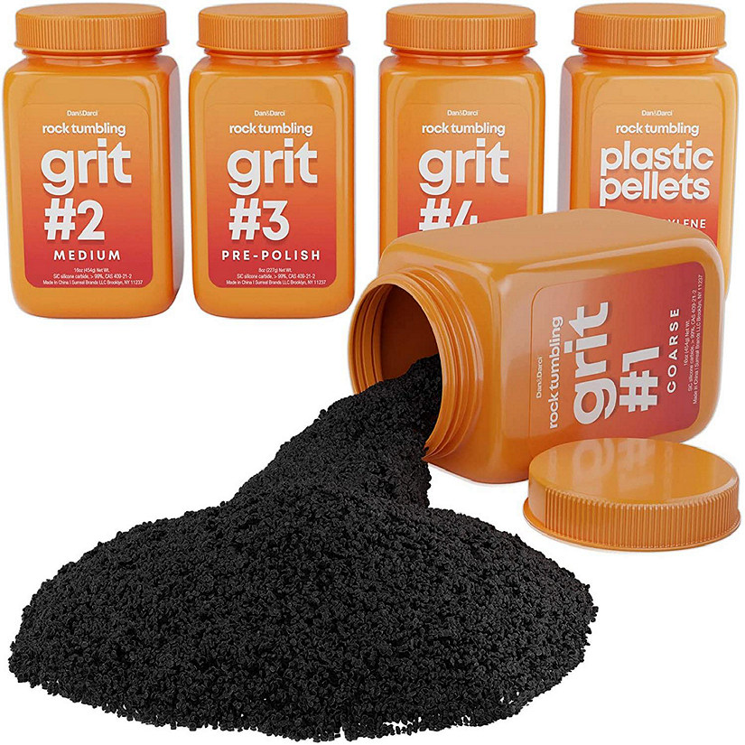 What is Rock Tumbler Grit Made Of?
