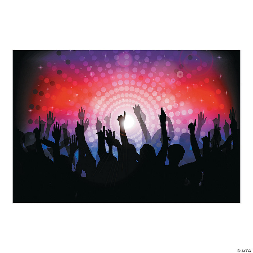 Dance Party Backdrop Banner - 3 Pc. Image