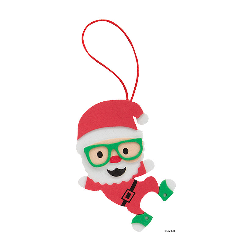 Dancing Santa Ornament Craft Kit Makes 12 Oriental Trading