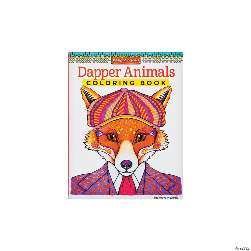 Download Dapper Animals Adult Coloring Book - Discontinued
