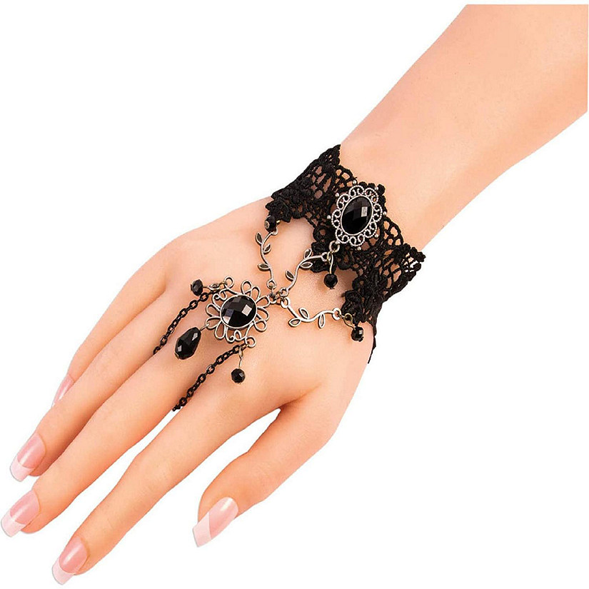 Dark Royalty Adult Costume Hand Jewelry Image