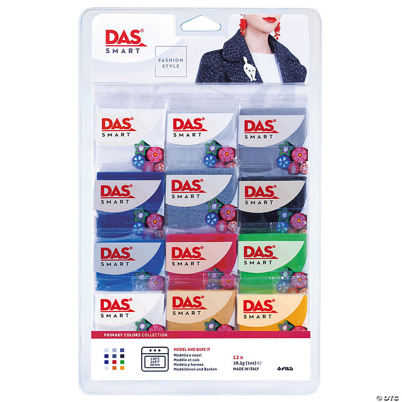 DAS Smart Clay Set, Primary, 1 oz, 12 Packs Image
