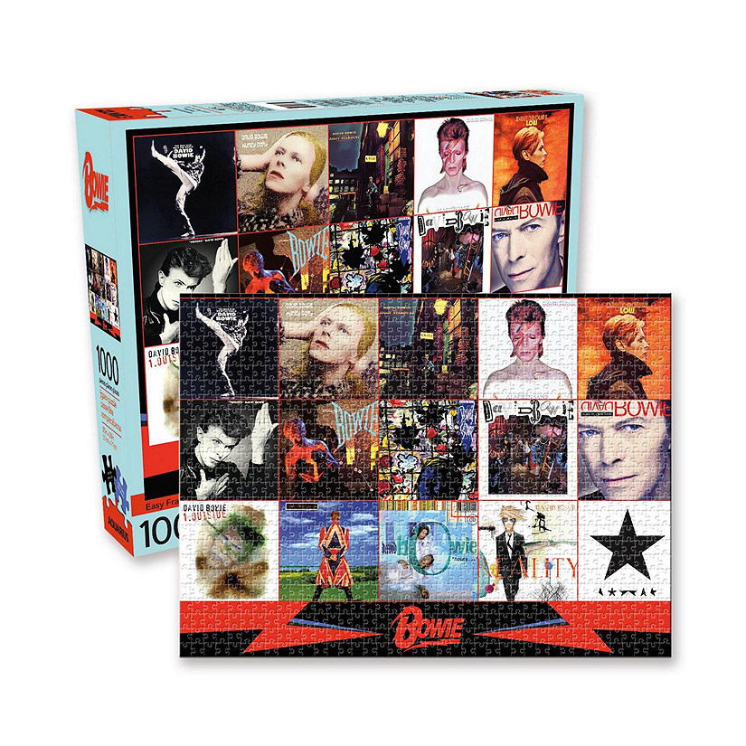 David Bowie Albums 1000 Piece Puzzle Jigsaw Image