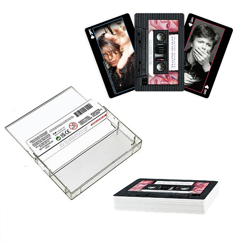 David Bowie Cassette Playing Cards Image