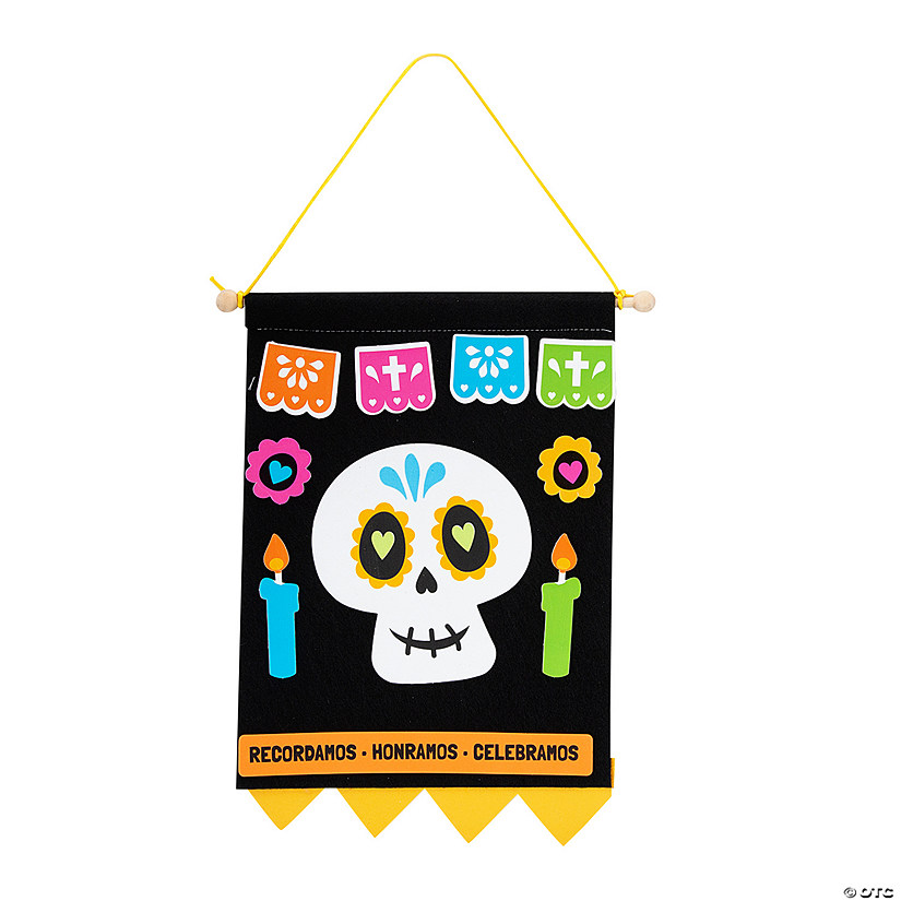Day of the Dead Banner Craft Kit &#8211; Makes 12  Image