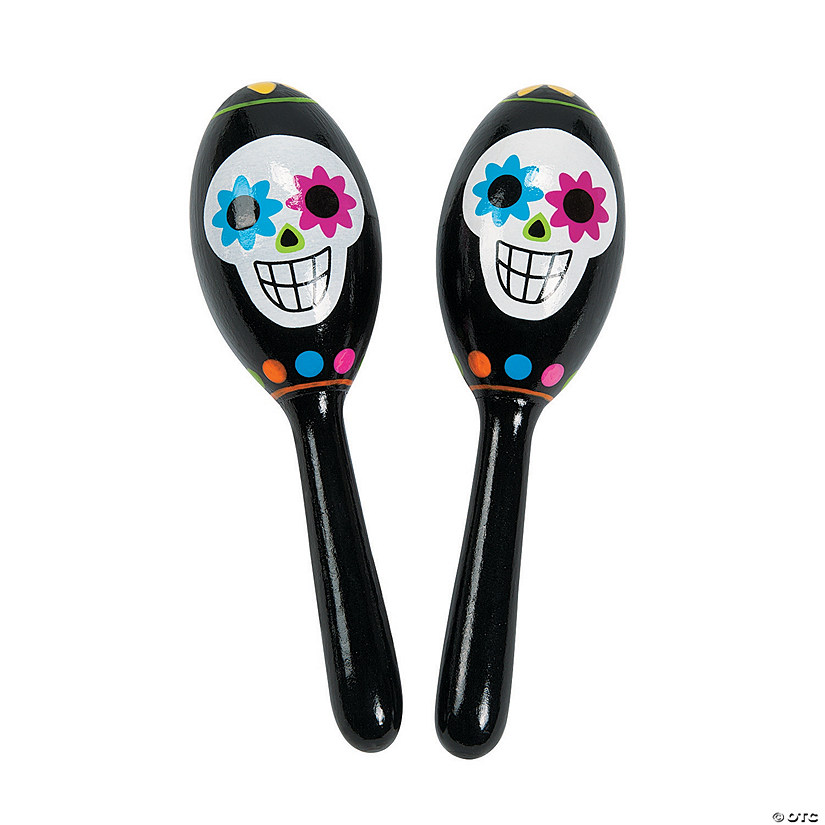 Day of the Dead Maracas - 12 Pc. Image