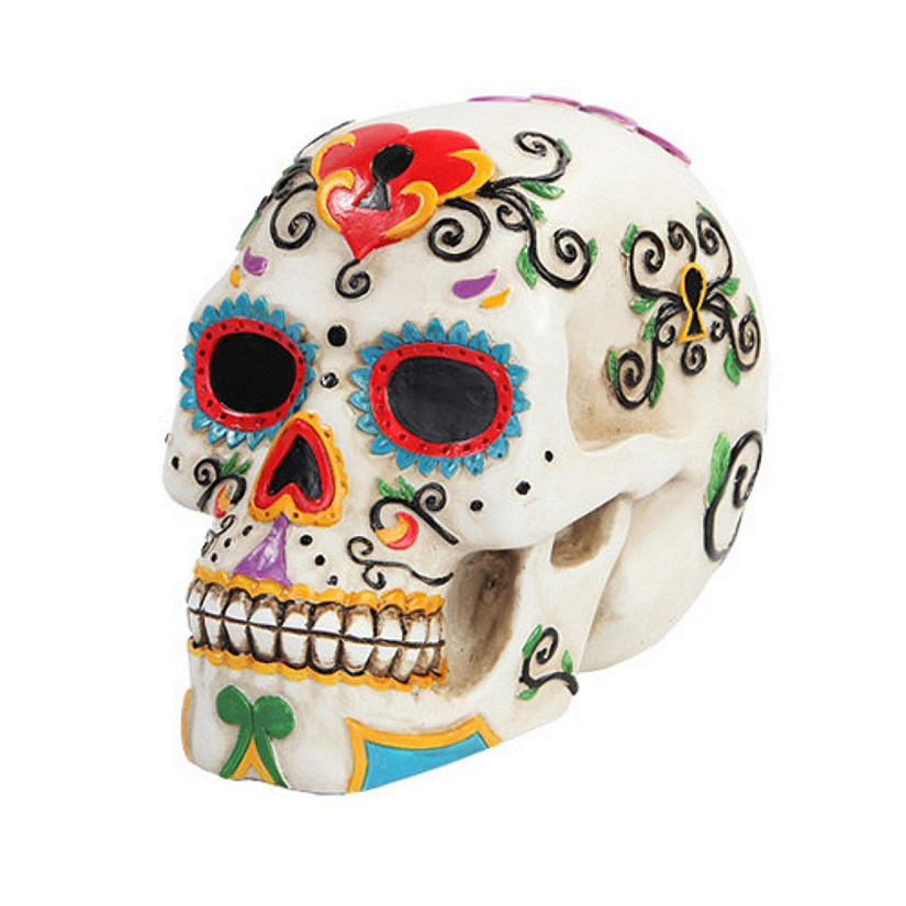 Day of the Dead Skull Figurine Image