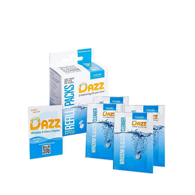 Dazz Cleaners - Cleaner Glass Refill Pack - Case of 12-4 Count Image