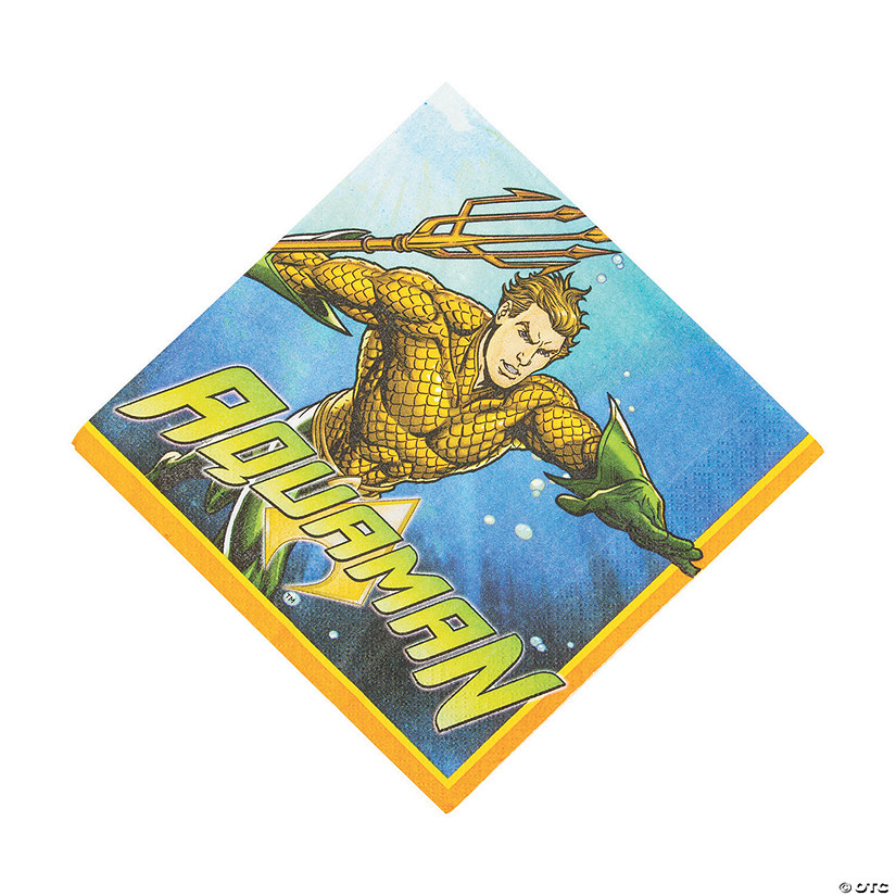 DC&#8482; Aquaman Luncheon Napkins - 16 Pc. Image