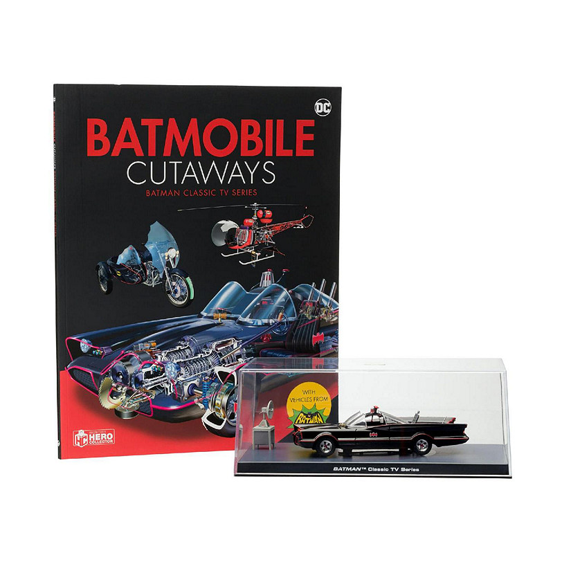 DC Batmobile Cutaways Book and Collectible Car  Batman Classic TV Series Image