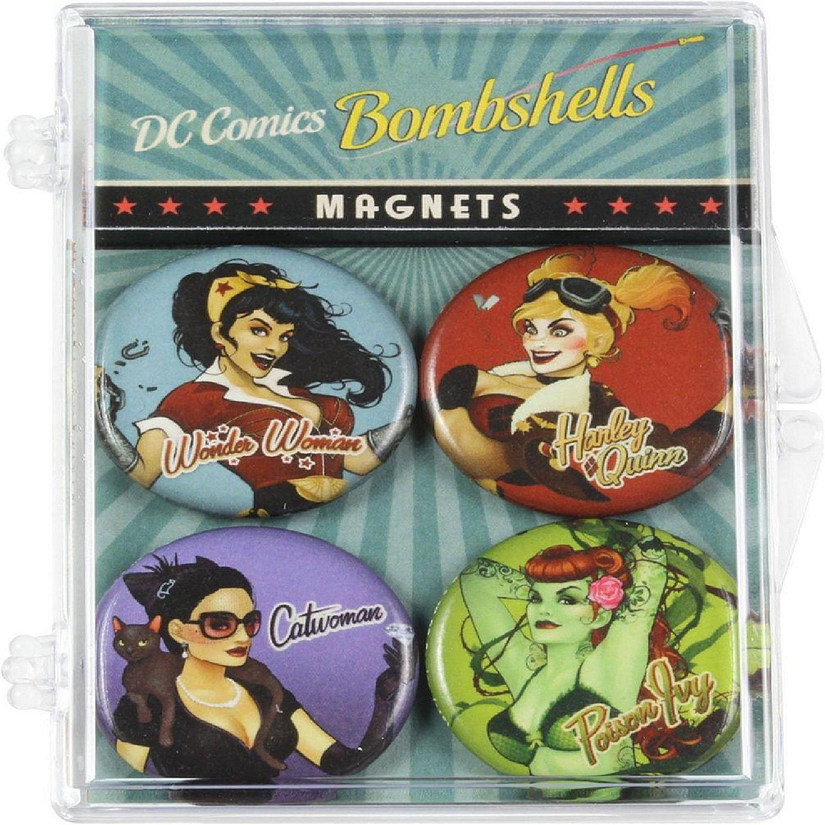 DC Comics Bombshells Magnet 4-Pack Image