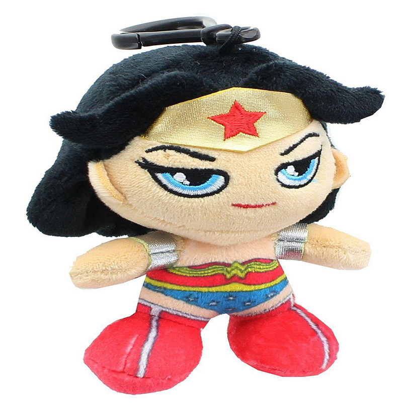 DC Comics Heroez Clipz 4 Inch Collectible Mini Plush - Wonder Woman Image