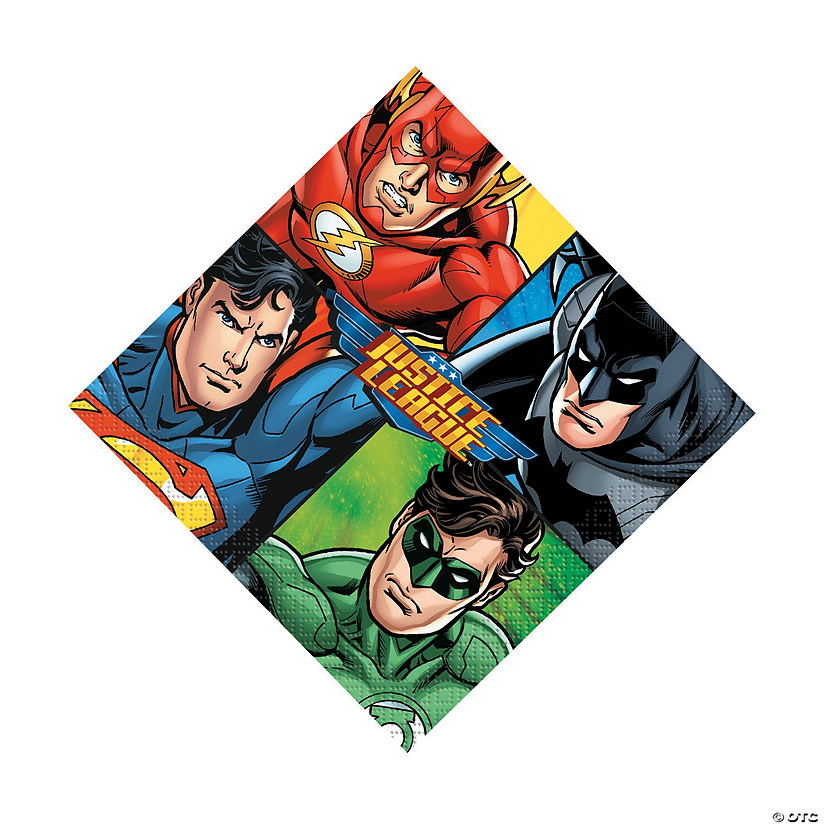 DC Comics Justice League&#8482; Luncheon Napkins - 16 Pc. Image