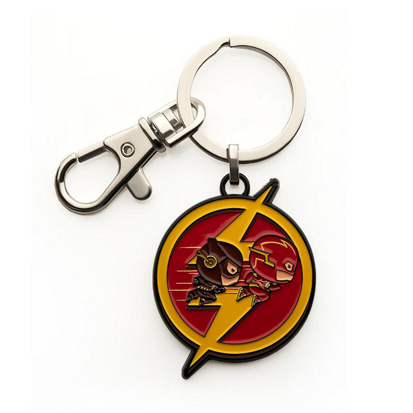 DC Comics The Flash Chibi Character Metal Keychain Image