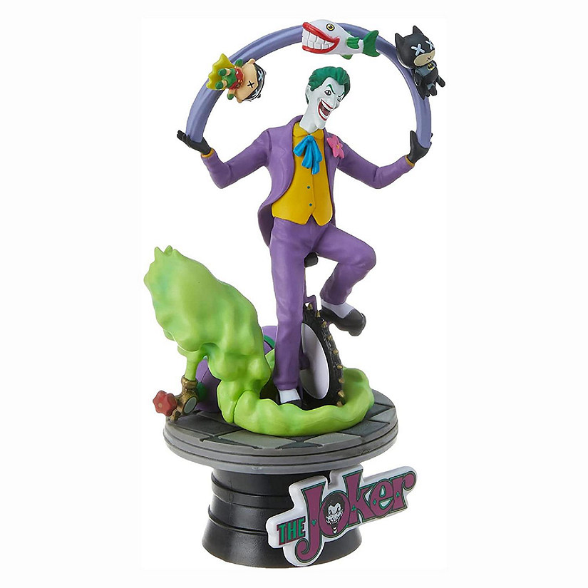 DC Comics The Joker 6 Inch Beast Kingdom Diorama Statue Image