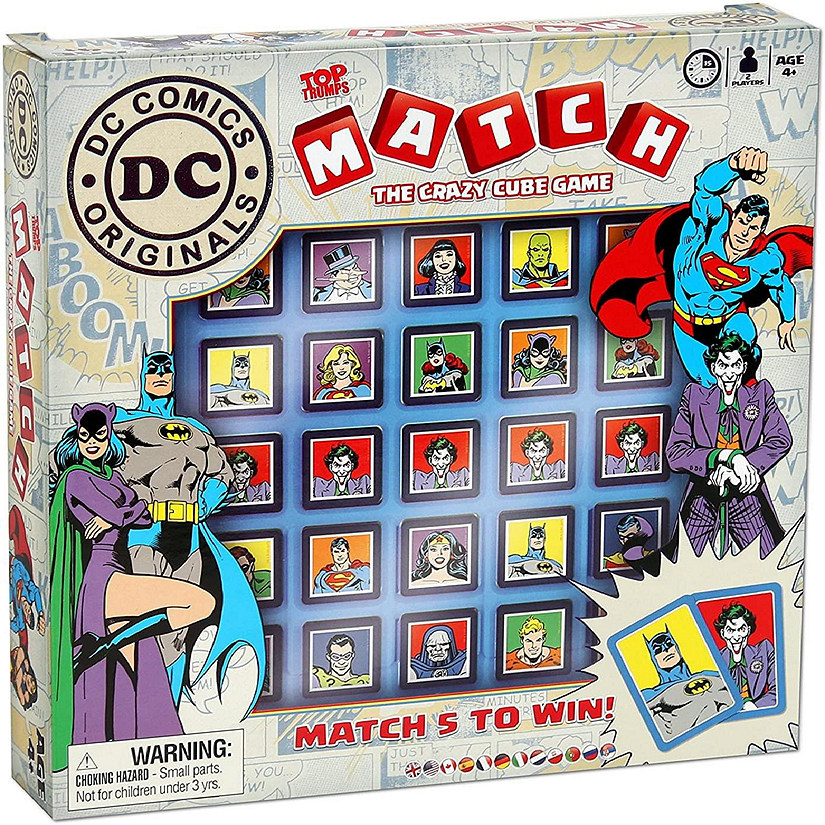 DC Comics Top Trumps Match  The Crazy Cube Game Image