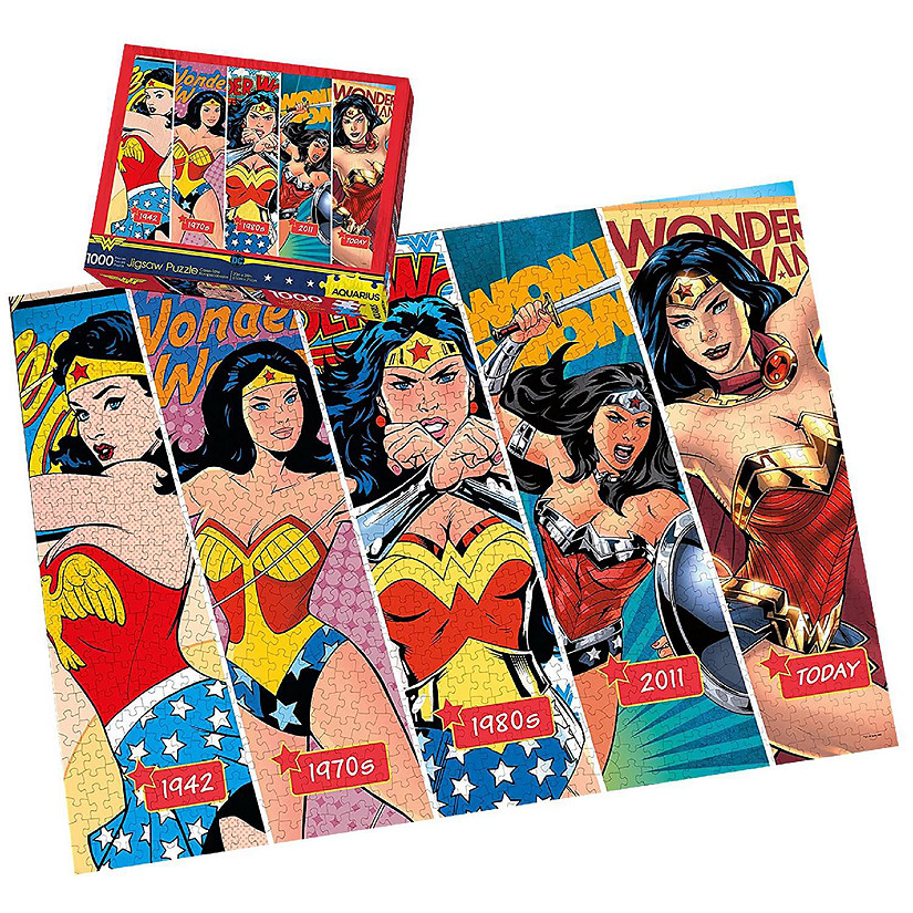 DC Comics Wonder Woman Timeline 1000 Piece Jigsaw Puzzle Image
