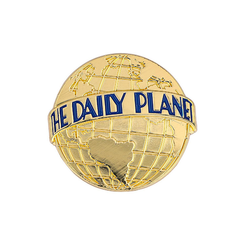 DC Studios Superman Daily Planet Gold Logo Enamel Pin Image