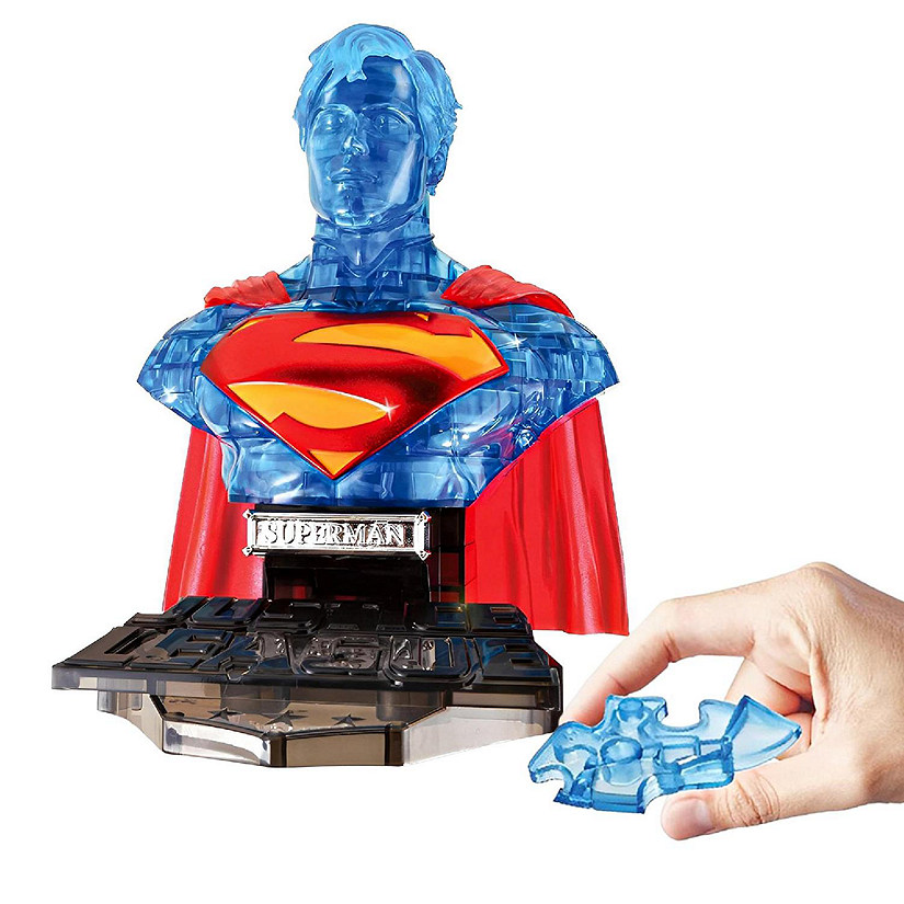 DC Superman 72 Piece 3D Jigsaw Puzzle  Crystal Color Image