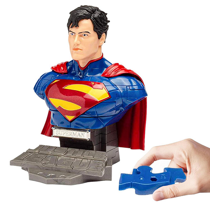 DC Superman 72 Piece 3D Jigsaw Puzzle  Solid Color Image
