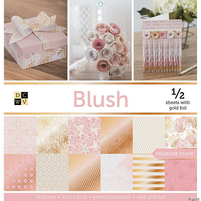 DCVW Blush SingleSided Cardstock Stack Discontinued