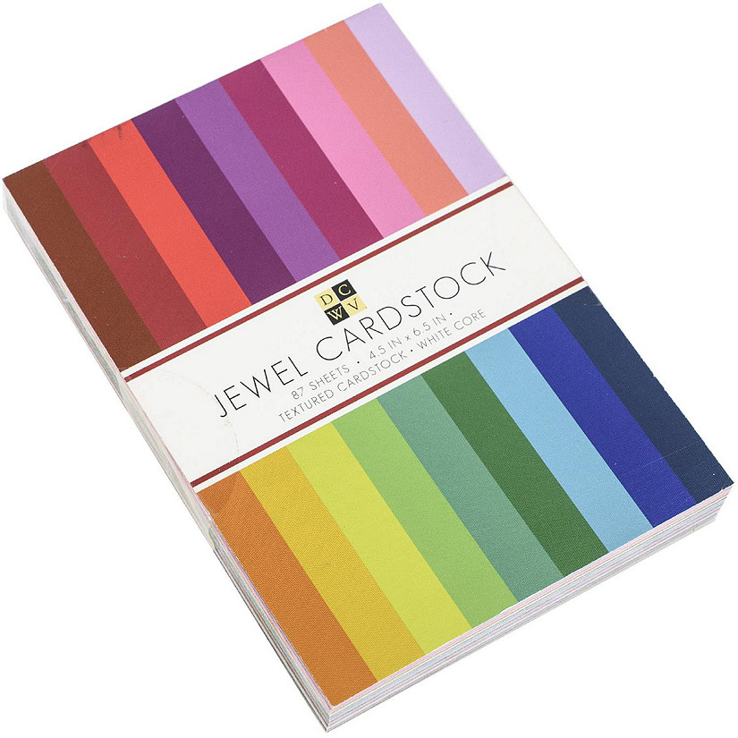 DCWV Single-Sided Mat Stack 4.5"X6.5"-Jewels Image